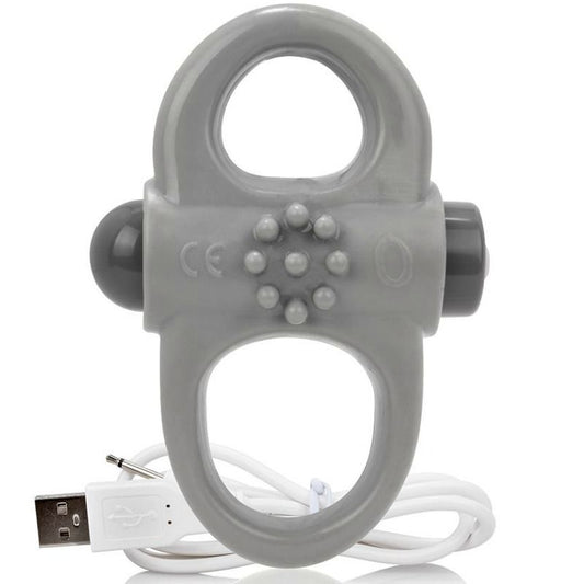 SCREAMING O - RECHARGEABLE VIBRATING RING YOGA GRAY