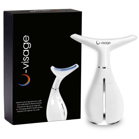 500 COSMETICS - U-VISAGE PORTABLE DEVICE FOR DAILY FACE AND NECK CARE