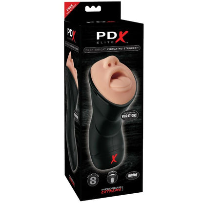 PDX ELITE - DEEP THROAT VIBRIERENDER STROKER