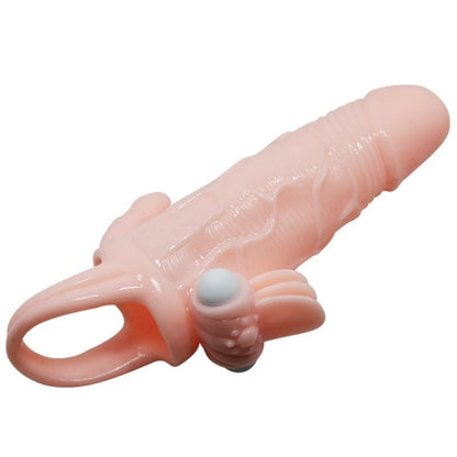 BAILE - BRAVE MAN PENISHEATH WITH CLITORIS AND ANAL STIMULATION FLESH 16.5 CM