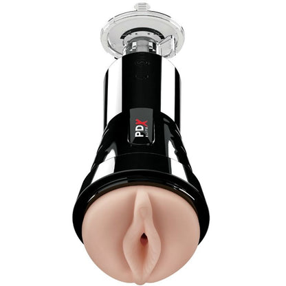 PDX ELITE - VIBRATING STROKER WITH TAP COMPRESSOR