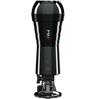 PDX ELITE - VIBRATING STROKER WITH TAP COMPRESSOR