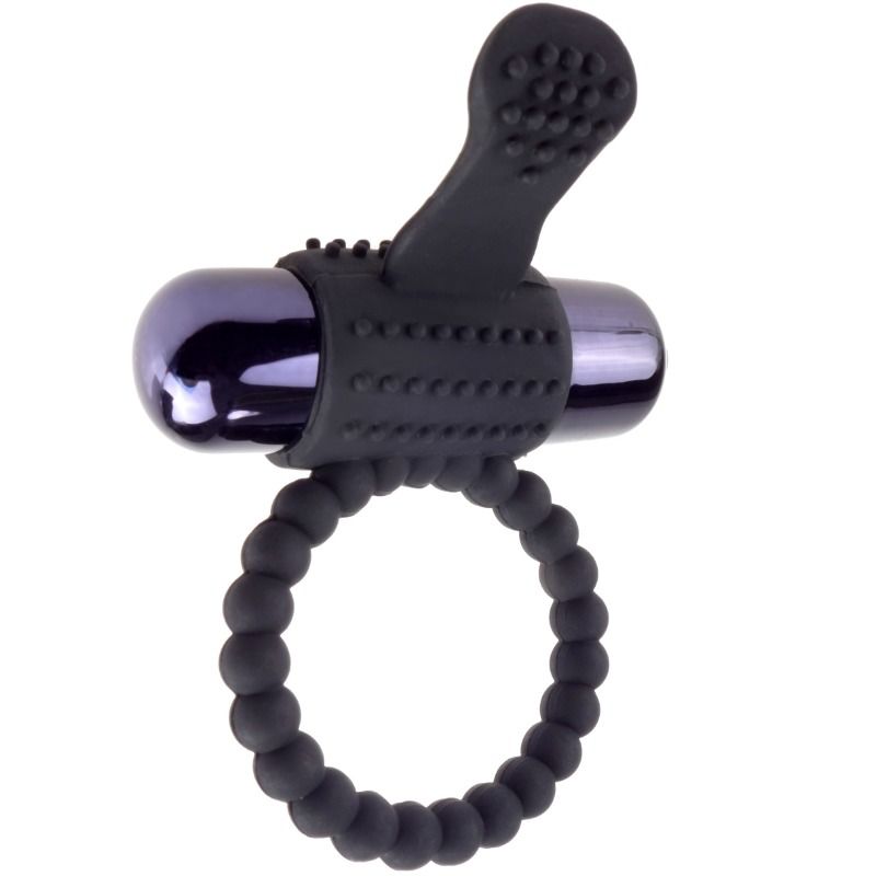 FANTASY C-RINGZ - BLACK VIBRATION RING MADE OF SILICONE