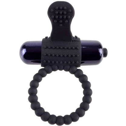 FANTASY C-RINGZ - BLACK VIBRATION RING MADE OF SILICONE