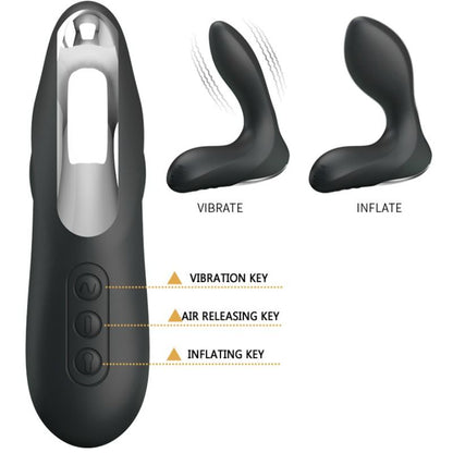 PRETTY LOVE - LEONARD AUFBLASBARES PROSTATIKMASSAGER MIT VIBRATION