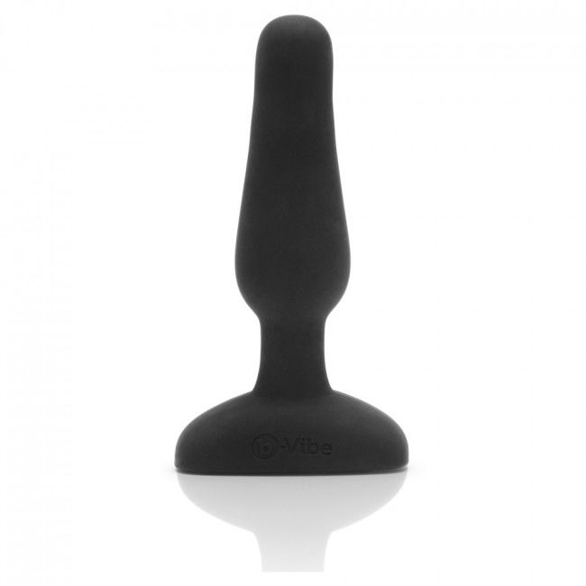 B-VIBE - NOVICE ANAL-STECKER MIT FERNBEDIENUNG SCHWARZ