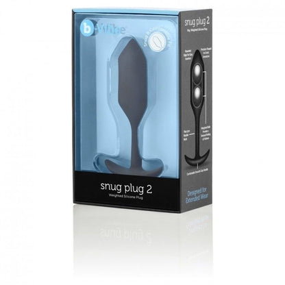 B-VIBE - SNUG ANAL PLUG 2 SCHWARZ