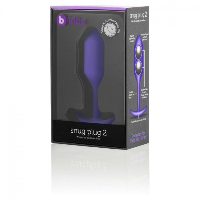 B-VIBE - SNUG ANAL PLUG 2 FLIEDER