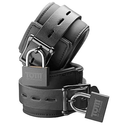 TOM OF FINLAND - NEOPRENE BRACELET CUFFS WITH LOCK