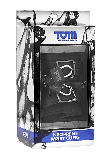 TOM OF FINLAND - NEOPRENE BRACELET CUFFS WITH LOCK