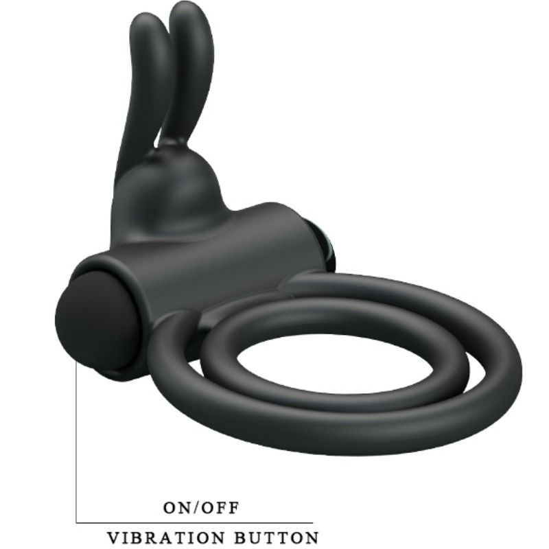 PRETTY LOVE - OSMOND VIBRATOR RING MADE OF SILICONE