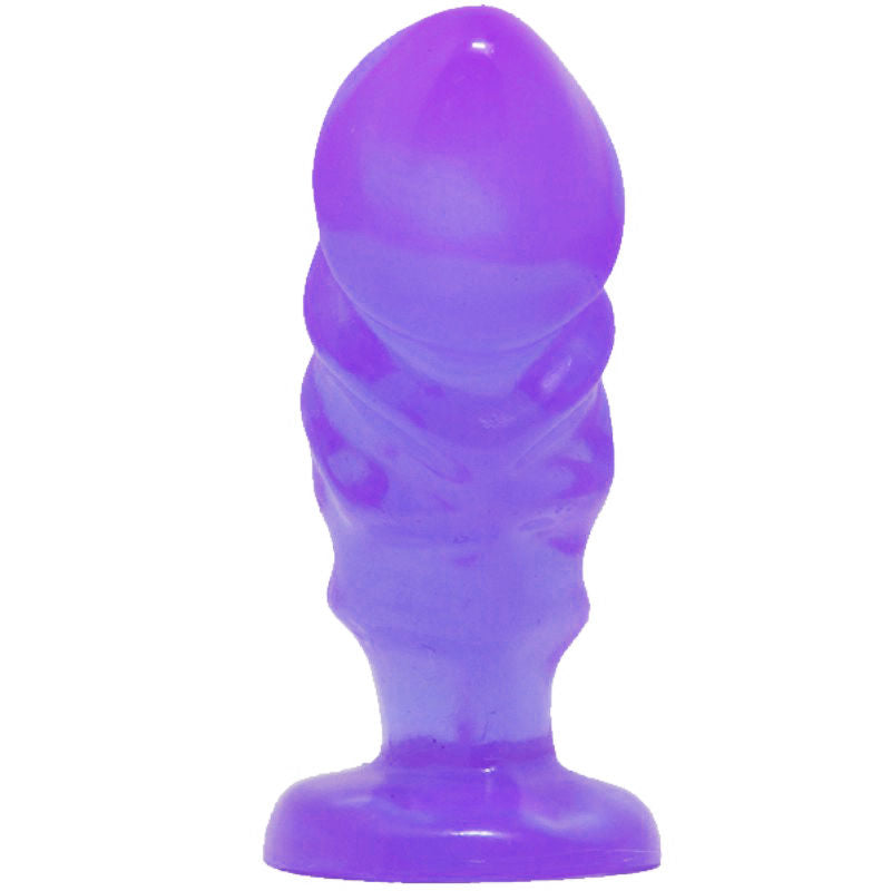 BAILE - UNISEX ANALPLUG MIT LILA FARBENEM SAUGNAPF