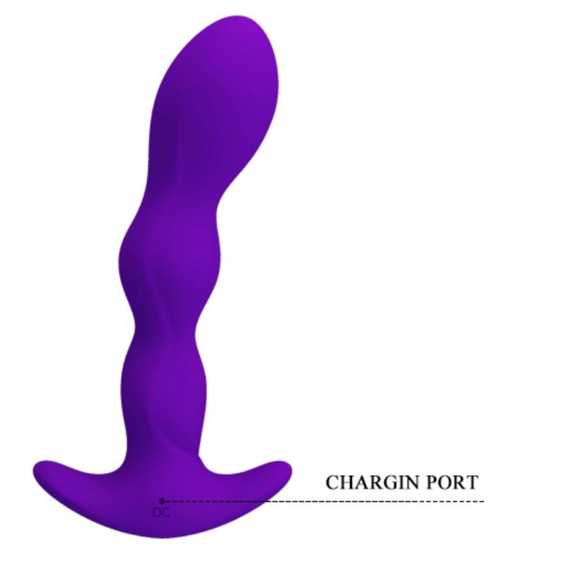 PRETTY LOVE - ANAL MASSAGER 12 PURPLE VIBRATION MODES