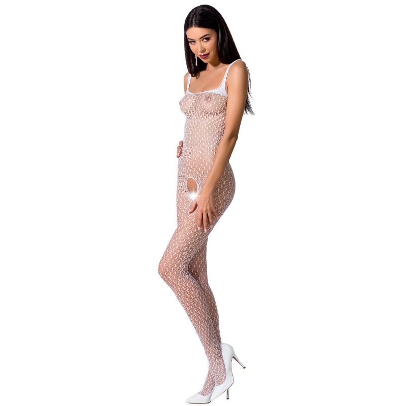 PASSION - WOMAN BS071 BLACK BODYSTOCKING, ONE SIZE
