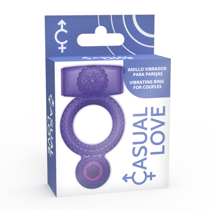 CASUAL LOVE - RING DOUBLE PLEASURE PURPLE RING