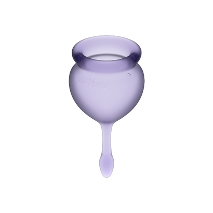 SATISFYER - FEEL GOOD MENSTRUAL CUP DUNKELBLAU 15 + 20 ML