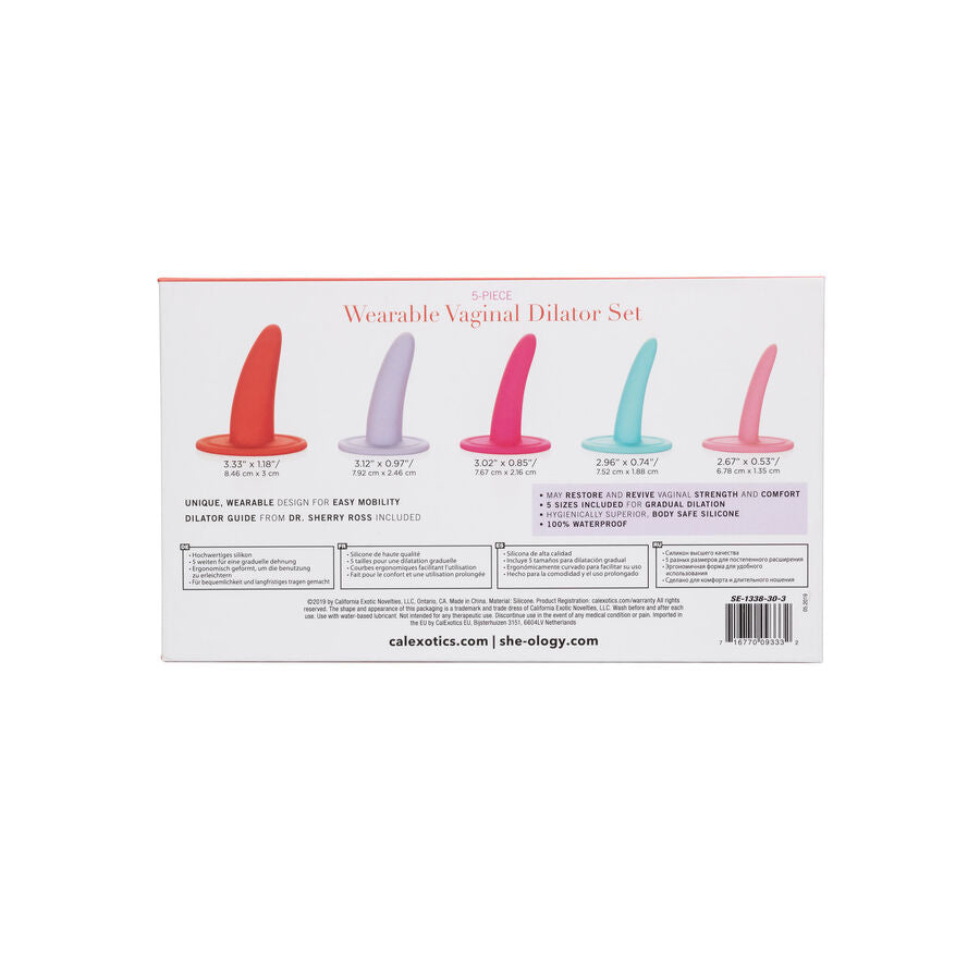 CALEXOTICS - 5-TEILIGES TRAGBARES DILATOR-SET