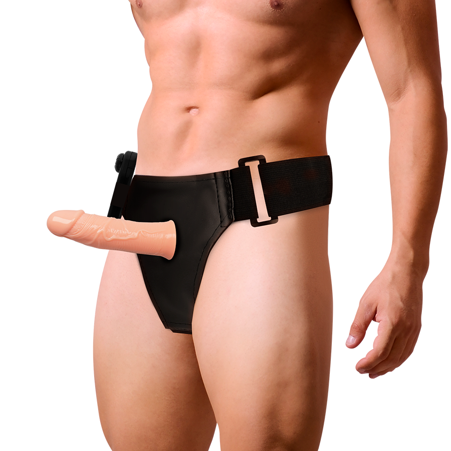 HARNESS ATTRACTION - GREGORY HOLLOW RNES MIT VIBRATOR 16.5 CM -O- 4.3 CM