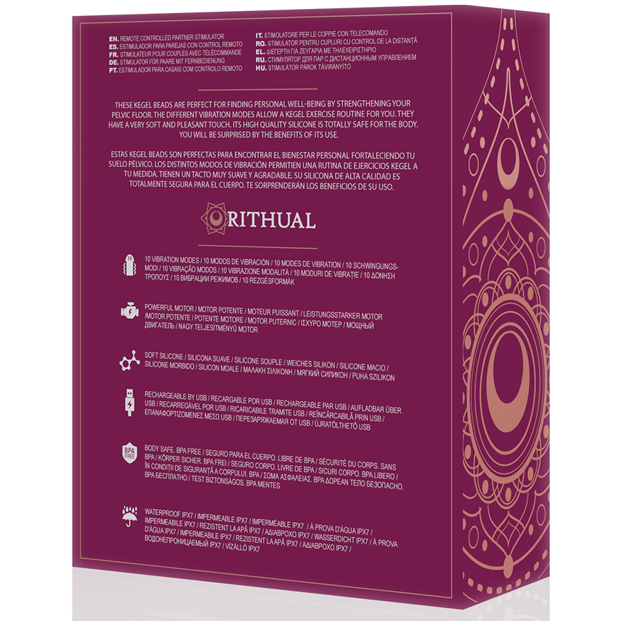 RITHUAL - NISHA - RECHARGEABLE VIBRATING KEGELBALL ORCHID
