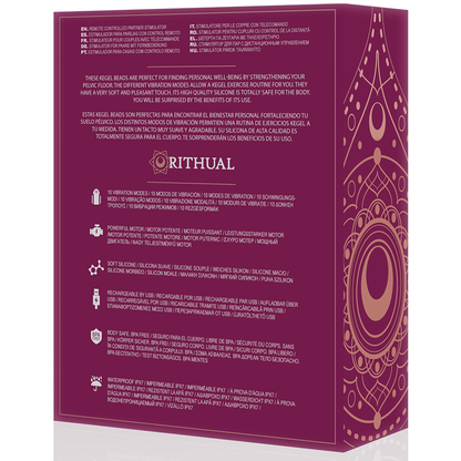 RITHUAL - NISHA - RECHARGEABLE VIBRATING KEGELBALL ORCHID