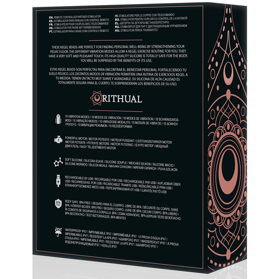 RITHUAL - NISHA - RECHARGEABLE VIBRATING KEGELBALL ORCHID