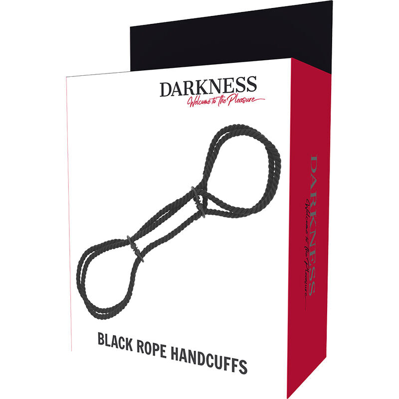 DARKNESS - HANDSCHELLEN ODER KNÖCHEL-HANDSCHELLEN AUS 100 % BAUMWOLLE