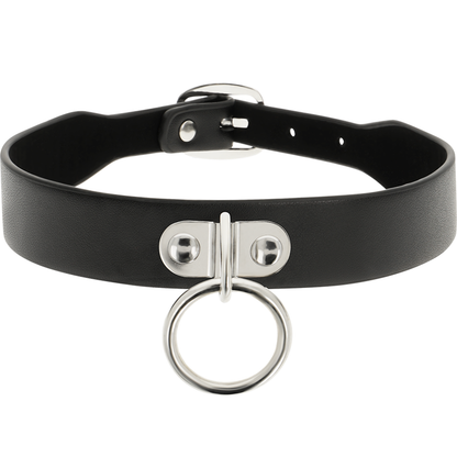 COQUETTE CHIC DESIRE - NECKLACE MADE OF VEGAN LEATHER FETISH ACCESSORY