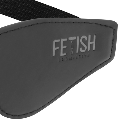 FETISH SUBMISSIVE - VEGANE LEDERMASKE MIT NOPRENE-FUTTER