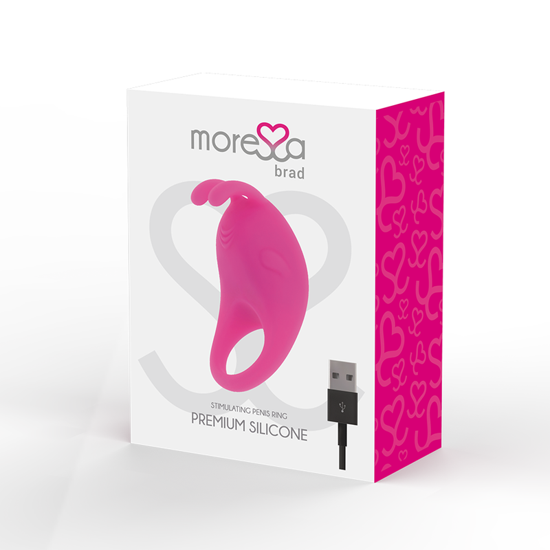 MORESSA - BRAD PREMIUM SILICONE RECHARGEABLE PINK