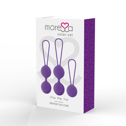 MORESSA - OSIAN SET PREMIUM PURPLE SILICONE