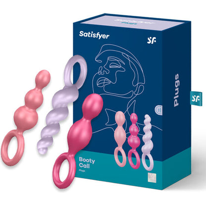 SATISFYER - ANALPLUGS SET 3 ST TRICOLOR