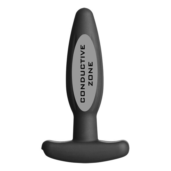 ELECTRASTIM - SILIKON SCHWARZ ROCKER BUTT PLUG KLEIN