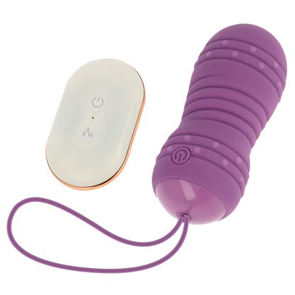 OHMAMA - ROTATING EGG WITH REMOTE CONTROL 7 PATTERNS PURPLE