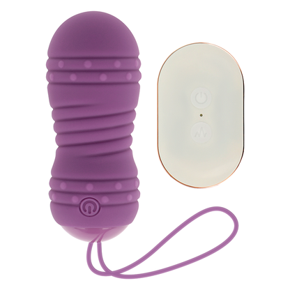 OHMAMA - ROTATING EGG WITH REMOTE CONTROL 7 PATTERNS PURPLE