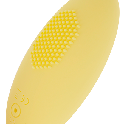 OHMAMA - TEXTURED VIBRATION EGG 10 MODES YELLOW