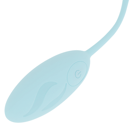 OHMAMA - TEXTURED VIBRATION EGG 10 MODES BLUE