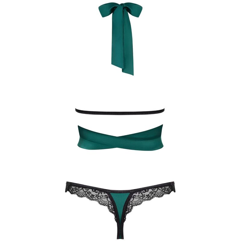 OBSESSIVE - SENSUELIA SET TWO PIECE RED XXL