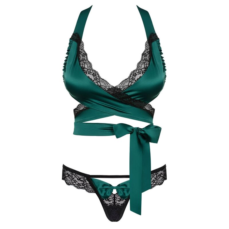 OBSESSIVE - SENSUELIA SET TWO PIECE RED XXL